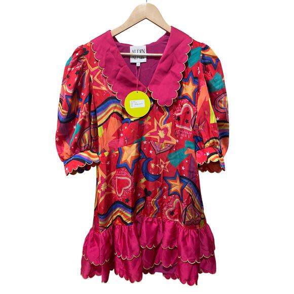 Colorful Abstract Midi Dress - Picture 6 of 8